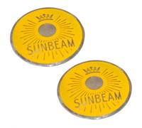 Coppia Giallo Sunbeam Monogramma S7 S8 Moto Benzina Serbatoio Distintivo Set S2u