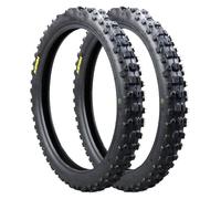 COPPIA GOMMA COPERTONE PNEUMATICO TASSELLATO KENDA 2.50-17 PER PIAGGIO SI BOXER