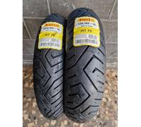 Coppia GOMME 100/80-16 50T e 120/80-16 60T Pirelli MT75 DOT 2026