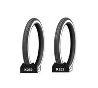 COPPIA GOMME 2.25-17 33L PER PIAGGIO CIAO COPERTONI PNEUMATICI K252 SCOOTER