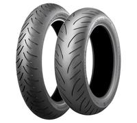 COPPIA GOMME BRIDGESTONE 100/80-14 48P BATTLAX SC1 + 160/60-15 67H BATTLAX SC2