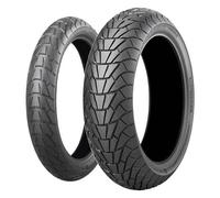 COPPIA GOMME BRIDGESTONE 100/90-19 + 170/60-17 ADVEN.CROSS SCRAMBLER AX41S
