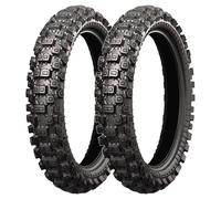 COPPIA GOMME BRIDGESTONE 100/90-19 57M + 110/100-18 64M BATTLECROSS X40 HARD