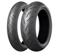 COPPIA GOMME BRIDGESTONE 110/80-18 (58W) + 160/60-18 (70W) BATTLAX BT016 PRO