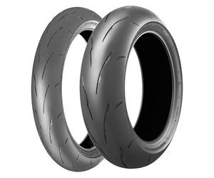 COPPIA GOMME BRIDGESTONE 120/70-17 58V + 200/55-17 78V BATTLAX RACING R11 MEDIUM