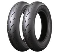 COPPIA GOMME BRIDGESTONE 120/80-12 55J + 100/90-12 49J BATTLAX BT601