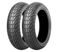 COPPIA GOMME BRIDGESTONE 130/80-18 + 130/80-17 ADVEN.CROSS SCRAMBLER AX41S