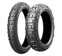 COPPIA GOMME BRIDGESTONE 80/100-21 51P + 4.10-18 59P ADVENTURECROSS AX41