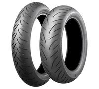 COPPIA GOMME BRIDGESTONE 80/90-14 40P BATTLAX SC1 + 160/60-14 65H BATTLAX SC2