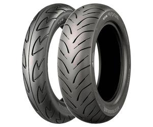 COPPIA GOMME BRIDGESTONE 90/90-12 44J HOOP B01 + 150/70-13 64S HOOP B02