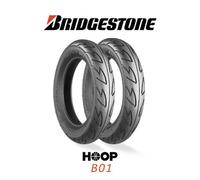 Coppia Gomme Bridgestone HOOP B01 90/90-10 50J TL Yamaha Jog Z 50 1995/1997