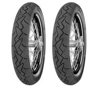 COPPIA GOMME CONTINENTAL 100/90-19 57V + 120/90-18 65V CLASSIC ATTACK