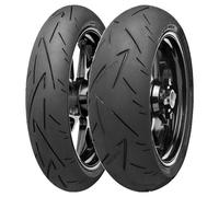 COPPIA GOMME CONTINENTAL 120/70-17 (58W) + 190/50-17 (73W) SPORTATTACK 2