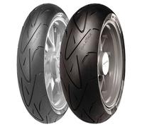 COPPIA GOMME CONTINENTAL 120/70-17 (58W) + 190/50-17 (73W) SPORTATTACK