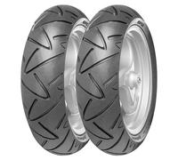 COPPIA GOMME CONTINENTAL 140/60-14 64S + 120/90-10 57J TWIST M/C