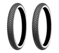 COPPIA GOMME CONTINENTAL 2.00-19 24B KKS10 WW + 2.50-19 45J KKS10 WW XL