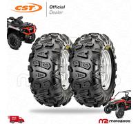 COPPIA GOMME COPERTONI PNEUMATICI CST ABUZZ 27X11-12 CU02 6 TELE QUAD ATV 4X4