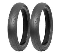 COPPIA GOMME DELI TYRE 80/80-14 53L + 90/80-16 51S SB-108