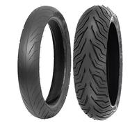 COPPIA GOMME DELI TYRE 80/80-14 53L SB-108 + 100/80-14 48P SC-109