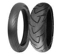 COPPIA GOMME DELI TYRE 80/80-16 46M SB-108 + 120/70-15 56S SB-128