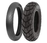 COPPIA GOMME DELI TYRE 80/80-16 46M SB-108 + 150/80-10 65L SC-101