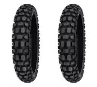 COPPIA GOMME DELI TYRE 80/90-21 48P + 110/80-18 58P SB-107