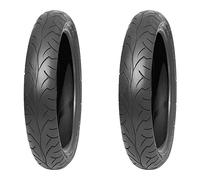 COPPIA GOMME DELI TYRE 90/90-16 48P + 130/80-16 64P SB-106