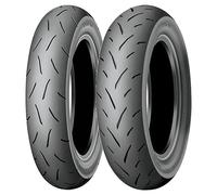 COPPIA GOMME DUNLOP 100/90-10 56J TT93 GP + 120/80-12 55J TT93 GP SOFT