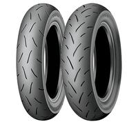 COPPIA GOMME DUNLOP 120/70-12 51L + 3.50-10 51J TT93 GP