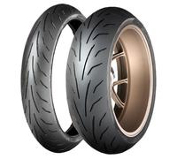 COPPIA GOMME DUNLOP 120/70-17 (58W) + 160/60-17 (69W) QUALIFIER CORE