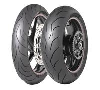 COPPIA GOMME DUNLOP 120/70-17 (58W) + 180/55-17 (73W) SPORTSMART MK3