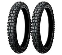 COPPIA GOMME DUNLOP 2.75-21 45P + 4.10-18 59P D605
