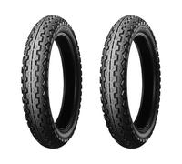COPPIA GOMME DUNLOP 4.25-18 64H TT100 + 4.10-18 59H K81 TT100