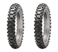 COPPIA GOMME DUNLOP 70/100-17 40M + 80/100-12 41M GEOMAX MX53