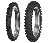 COPPIA GOMME DUNLOP 70/100-19 42M + 100/100-18 59M GEOMAX MX34