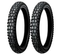 COPPIA GOMME DUNLOP 70/100-19 42P + 4.10-18 59P D605