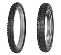 COPPIA GOMME DUNLOP 80/100-21 51M + 120/100-18 68M GEOMAX TL01