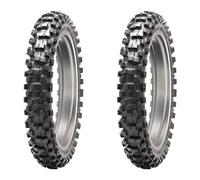 COPPIA GOMME DUNLOP 80-21 51M GEOMAX MX53 DOT 2022 + 110/100-18 64M GEOMAX MX53