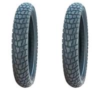 COPPIA GOMME DUNLOP 80/90-21 48S + 120/90-17 64S TRAILMAX