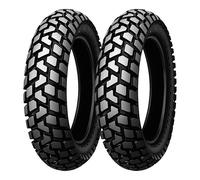COPPIA GOMME DUNLOP 90/100-19 55P + 120/90-16 63P K460