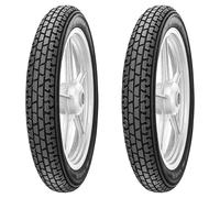 COPPIA GOMME METZELER 3.50-18 56S + 2.75-16 46P BLOCK C