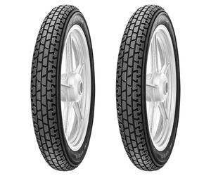 COPPIA GOMME METZELER 3.50-19 57P + 3.25-18 52S BLOCK C