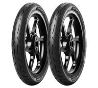 COPPIA GOMME METZELER 70/90-14 34S + 80/80-14 43S SPORTEC STREET 2