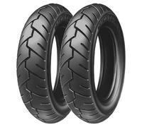 COPPIA GOMME MICHELIN 100/80-10 53L + 130/70-10 52J S1