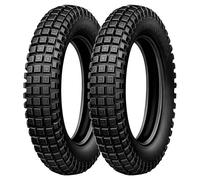 COPPIA GOMME MICHELIN 2.75-21 45M + 4.00-18 64M TRIAL COMPETITION X11