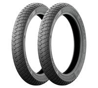COPPIA GOMME MICHELIN 80/90-21 48S + 2.25-17 38P ANAKEE STREET