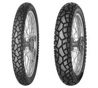 COPPIA GOMME MITAS 100/90-19 57S + 120/90-17 64S MC24 INVADER M+S