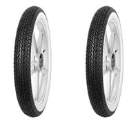 COPPIA GOMME MITAS 2.75-17 47J + 2.75-17 47J B7 FASCIA BIANCA