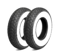 COPPIA GOMME MITAS 3.50-8 46J + 4.00-8 66J B-13 FASCIA BIANCA