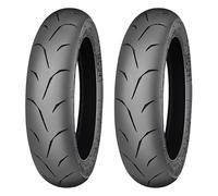 COPPIA GOMME MITAS 90/90-10 50P + 90/90-10 50P MC-34 SUPER SOFT